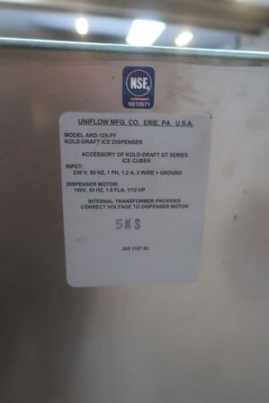 Kar til isterningmaskine