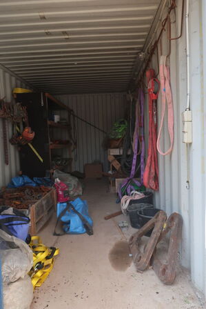 20 fods container uden indhold (læs beskrivelse)