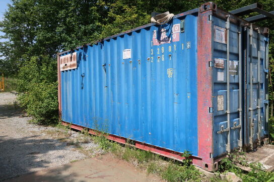 20 fods container uden indhold (læs beskrivelse)