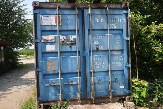20 fods container uden indhold (læs beskrivelse)