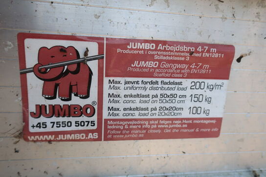 1 stk. arbejdsbro JUMBO