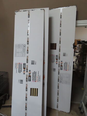 10 stk. Akustikpaneler Basic - sort filt/ask