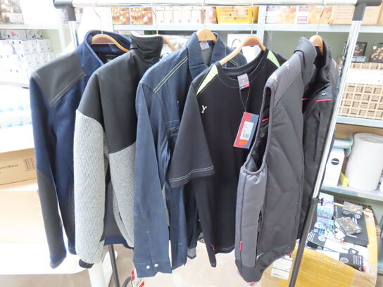 5 stk arbejdstøj, Jakke,t-shirt, vest (ENGEL, KANSAS)