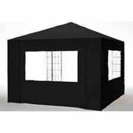 Sider til Koby pavillon Sort - 3 x 1,9 m