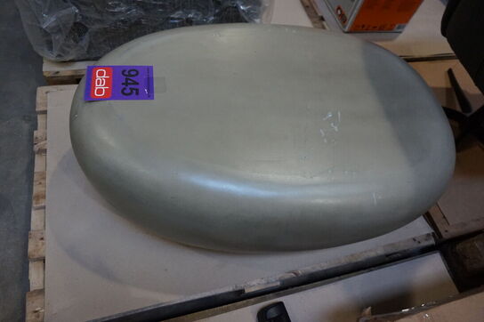 Kalmar ovalt loungebord 105x68 cm 