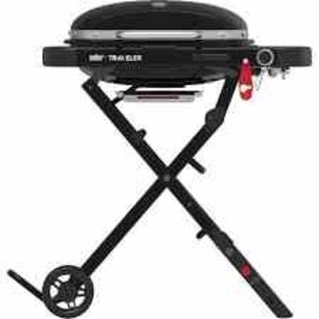 Weber Traveler gasgrill sort