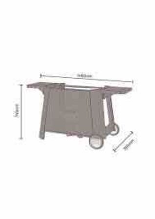 Cozze udebord Premium cart XL 