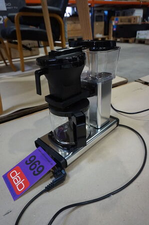 Moccamaster KBG Select Kaffemaskine Børstet sølv 