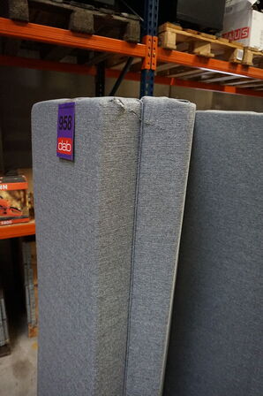 Sleepy lux foldemadras Lysegrå 180x150x12 cm