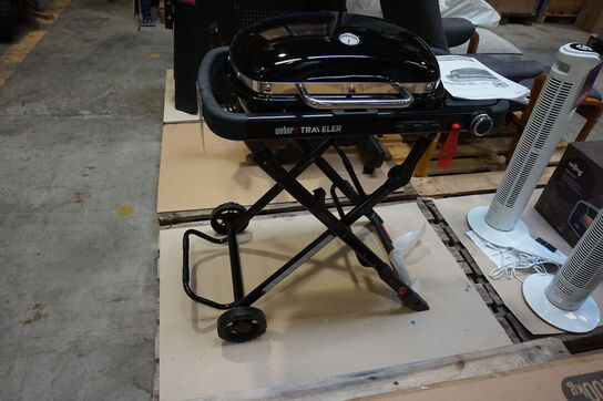 Weber Traveler gasgrill sort