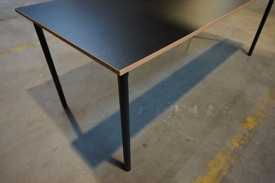 Norr spisebord - sort 200x90 cm 