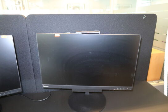2 stk. computerskærme LENOVO ThinkCentre TIO24Gen3, ThinkVision T24i-10