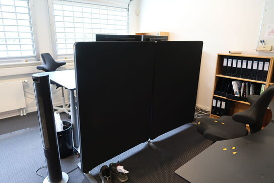 2 stk. afskærmningsvægge