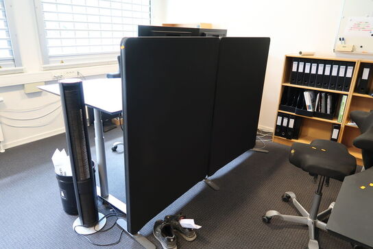 2 stk. afskærmningsvægge