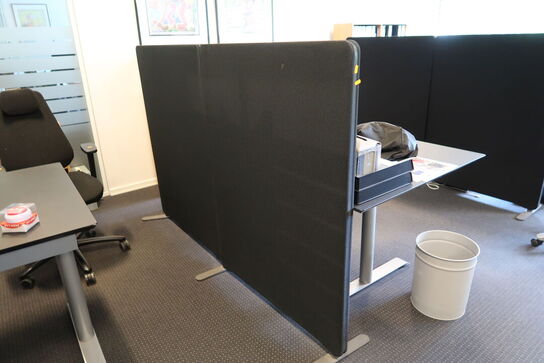 2 stk. afskærmningsvægge