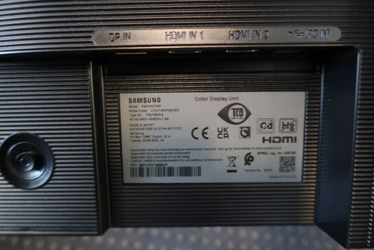 2 stk. computerskærme SAMSUNG F24T450FQR