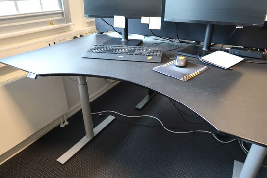 El. hæve/sænke skrivebord uden indhold