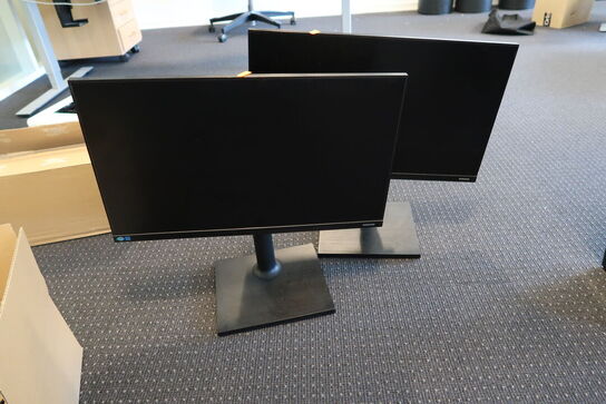 2 stk. computerskærme SAMSUNG F24T450FQR