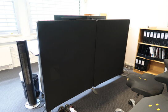 2 stk. afskærmningsvægge