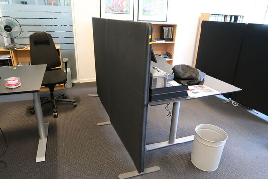 2 stk. afskærmningsvægge