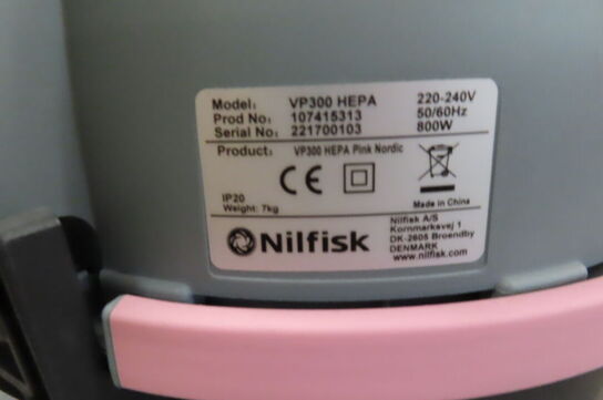 Støvsuger NILFISK VP300 HEPA