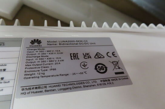Solcelleanlægscontroller HUAWEI LUNA2000-5KW-C0