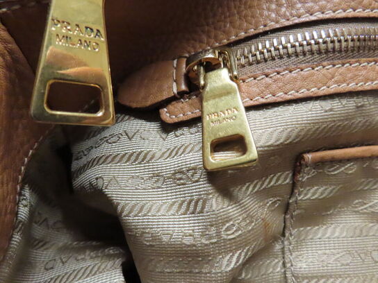 Læderhåndtaske, PRADA