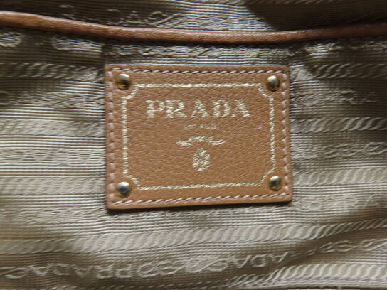Læderhåndtaske, PRADA
