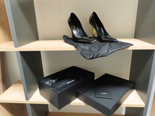 Stiletter, SAINT LAURENT m. original kasse og skoposer