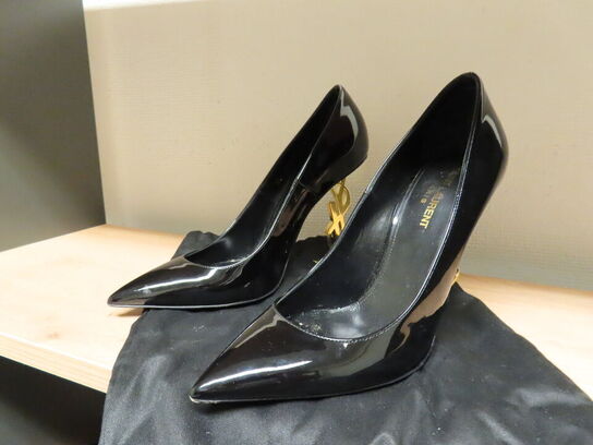 Stiletter, SAINT LAURENT m. original kasse og skoposer