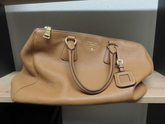 Læderhåndtaske, PRADA