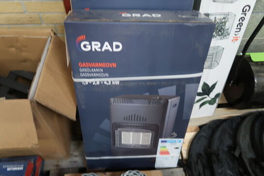Gasvarmeovn m/blæser 4,2 kW - Grad