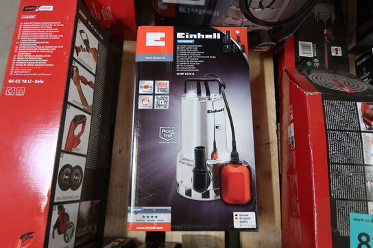 Einhell GC-DP 1020 N dykpumpe med 18.000 l/t kapacitet