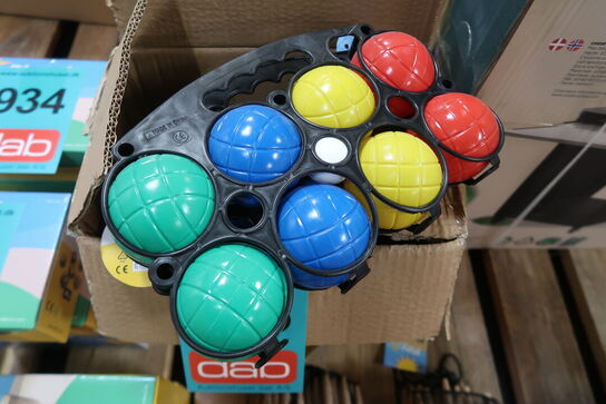 4 pk. Petanque i plast med 8 kugle