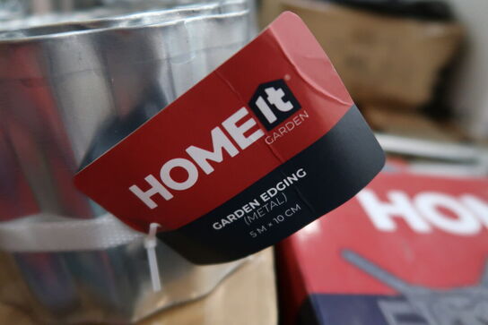 4 stk. HOME It® Bedafgrænser metal 10 cm x 5 meter