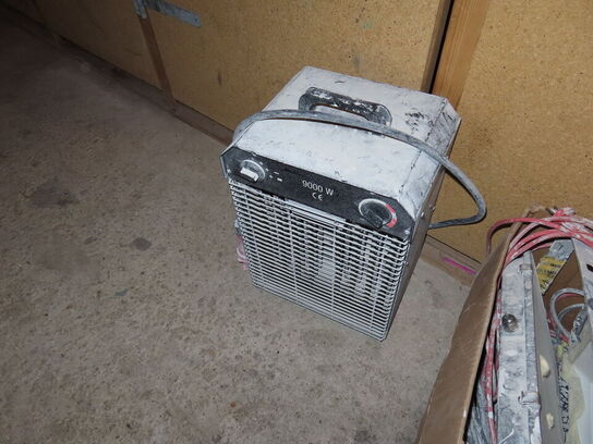 Tøm rummet for værktøj, stiger og materialer