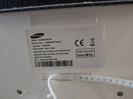 Samsung tv  Ældre model