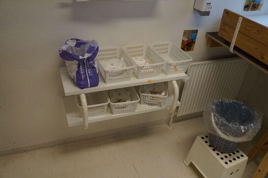 Puslebord, diverse bleer, m.v.