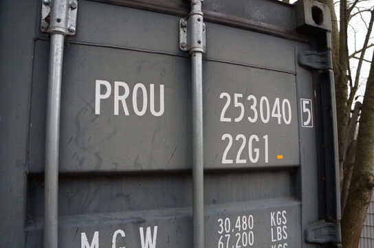 10 fods isoleret container med el.