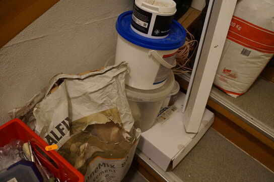 Spartelmasse, håndværktøj, m.v.