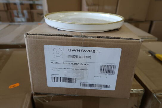 6 stk. Tallerken   CHURCHILL 1795  Stonecast 