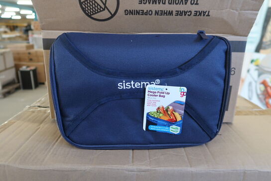 3 kasser (56 pr. stk.) Køletaske blå 4 ltr  SISTEMA TOGO 301227