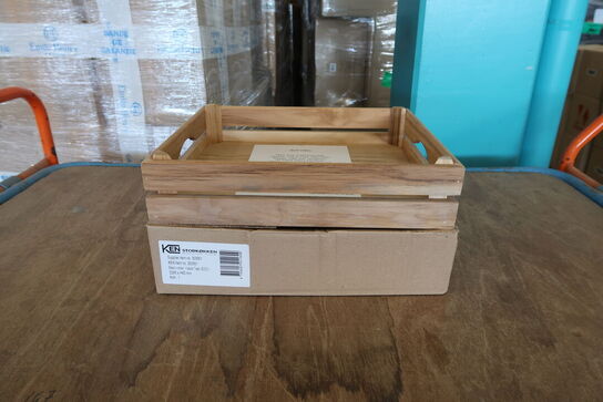 10 stk. Teak kasser  WOOD BY KEN STORKØKKEN 303561