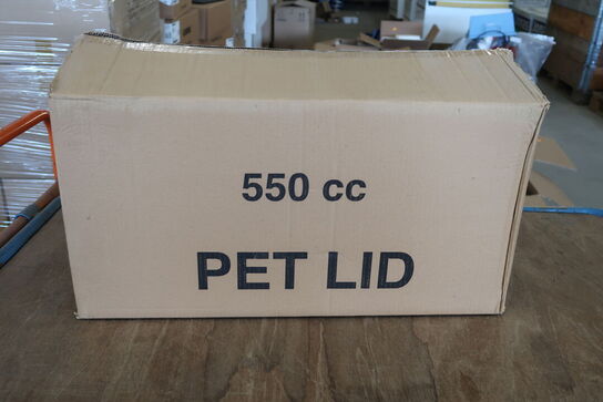 2 kasser (400 pr. stk.) Låg  til  madbakker    DUNI  550 CC PP KAPAK