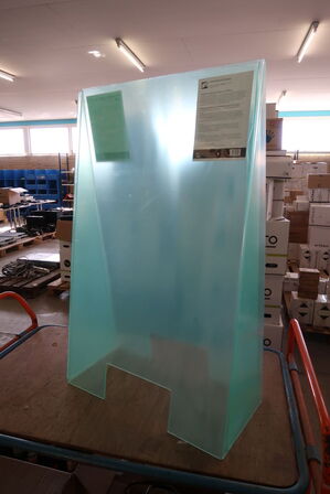 2 stk. Værnemiddelsskærm transparent akryl 300534
