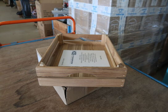 10 stk. Teak kasser  WOOD BY KEN STORKØKKEN 303561