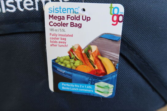 3 kasser (56 pr. stk.) Køletaske blå 4 ltr  SISTEMA TOGO 301227