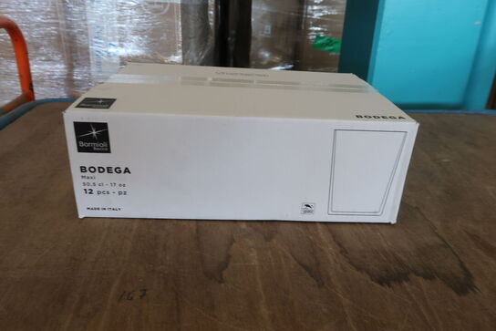 3 kasser (12 pr. stk.) Glas  BORMIOLI  Bodega