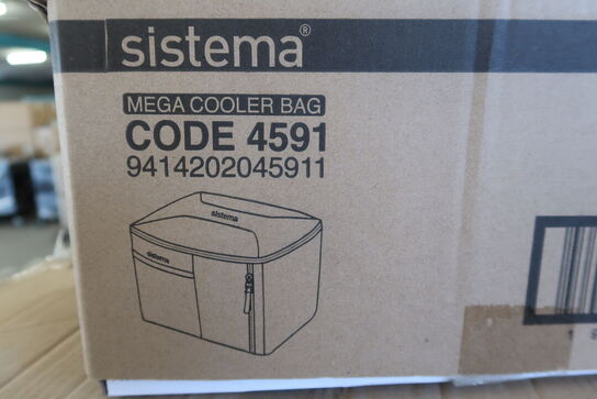1 kasse (36 pr. stk.) Køletaske blå 4 ltr  SISTEMA TOGO 301227