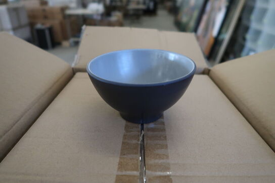 5 kasser (48 pr. stk.) Salatskål sort/grå Melamin KEN STOR KØKKEN 300388